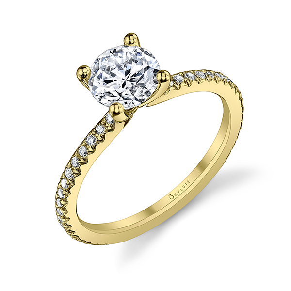 Round Solitaire Diamond Engagement Ring